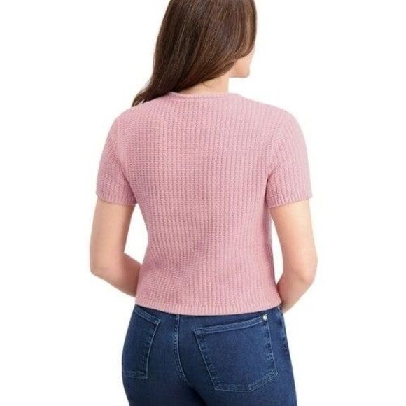 NWT French Connection Women's Sweater Cardigan Size Small Pink - Picture 3 of 8